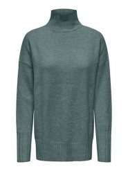 ONLY Sweter w kolorze turkusowym rozmiar: XL. Niebieskie golfy damskie Only, xl, bez wzorów, ze splotem, bez ramiączek. Za 74.63 zł.