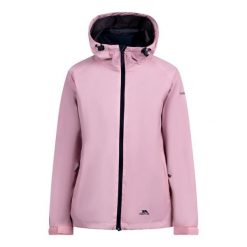 Kurtka Wodoodporna Damska Tayah II. Czerwone kurtki damskie Trespass, bez wzorów, bez kaptura. Za 198.99 zł.