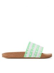 Adidas Klapki adilette w GX9484 Zielony. Zielone kalosze damskie Adidas, bez wzorów, z tworzywa sztucznego. Za 169.99 zł.