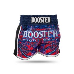 Szorty do boksu tajskiego Booster Fight Gear TBT Alien. Czerwone szorty damskie BOOSTER FIGHT GEAR, bez wzorów, sportowe. Za 250.00 zł.