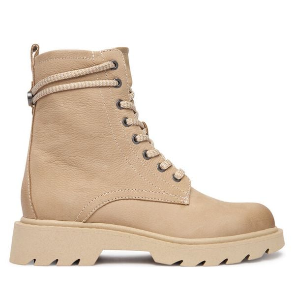 Trapery Tamaris. Brązowe trapery damskie Tamaris, bez obcasa. Za 329.99 zł.