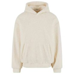 Bluza Z Kapturem Męska Polar Pluszowy Oversized. Brązowe bluzy z kapturem męskie Urban Classics, l, z materiału. Za 206.99 zł.