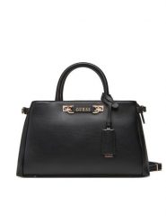 Guess Torebka Lefia HWBG96 44060 Czarny. Czarne torebki klasyczne damskie Guess, z aplikacjami, ze skóry, bez dodatków. Za 409.99 zł.