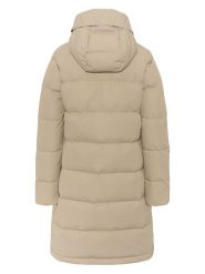 KARI TRAA Płaszcz puchowy "Kyte" w kolorze szarobrązowym rozmiar: XS. Brązowe płaszcze damskie Kari Traa, xs, bez wzorów, z puchu. Za 741.47 zł.