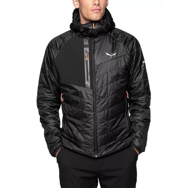 Kurtka turystyczna męska Salewa Catinaccio Twr M Jkt. Czarne kurtki męskie Salewa, m, bez wzorów, sportowe, bez kaptura. Za 972.25 zł.