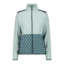 Damska polarowa rozpinana bluza CMP. Zielone bluzy bez kaptura damskie CMP, l, z polaru. Za 381.30 zł.