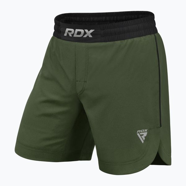 Spodenki treningowe męskie RDX T15. Zielone szorty sportowe męskie RDX, l, z elastanu, na fitness i siłownię. Za 139.99 zł.