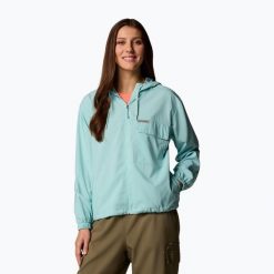 Bluza trekkingowa damska Columbia Skien Valley Hooded. Niebieskie bluzy bez kaptura damskie Columbia. Za 369.99 zł.