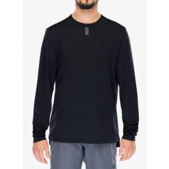 Bluza rowerowa męska Fox Defend LS Jersey. Czarne bluzy bez kaptura męskie Fox Racing, bez wzorów, z jersey, sportowe, bez kołnierzyka, bez ramiączek. Za 280.49 zł.