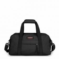 Torba podróżna Eastpak Compact Plus. Czarne torebki klasyczne damskie Eastpak, bez wzorów, z materiału, bez dodatków. Za 259.00 zł.