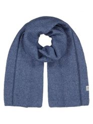 Barts Szal "Sarela" w kolorze niebieskim rozmiar: onesize. Niebieskie szaliki i kominy damskie Barts, bez wzorów, ze splotem. Za 121.80 zł.