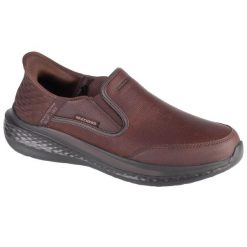 Buty sportowe Sneakersy męskie, Slip-Ins: Slade. Czarne buty sportowe na co dzień męskie Skechers, bez zapięcia, trekkingowe. Za 349.99 zł.