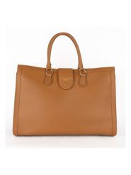 Maison héritage PARIS Skórzany shopper bag "Mara" w kolorze jasnobrązowym - 46 x 32 x 15 cm rozmiar: onesize. Brązowe shopper bag damskie maison héritage PARIS, bez wzorów, z materiału, bez dodatków. Za 565.99 zł.