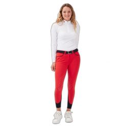 Damska koszulka jeździecka na zawody Gaze Jalna. Białe t-shirty damskie GAZE, l, bez wzorów, z materiału, bez kołnierzyka. Za 576.75 zł.
