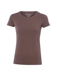 Marie Lund Koszulka Kobiety Bawełna brązowy, XL. Brązowe t-shirty damskie Marie Lund, uniwersalny, bez wzorów, z bawełny, bez kołnierzyka. Za 79.95 zł.