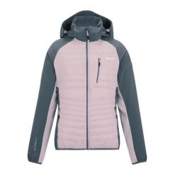 Damska kurtka turystyczna Regatta Pro Hybrid II. Szare kurtki damskie Regatta, bez wzorów, z puchu, bez kaptura. W wyprzedaży za 358.20 zł.