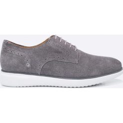 Geox - Półbuty. Szare półbuty męskie Geox, z materiału, bez zapięcia. W wyprzedaży za 219.90 zł.