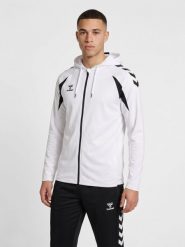Bluza dresowa z kapturem Hummel Core 2.0. Białe bluzy sportowe męskie HUMMEL, xl, z dresówki. Za 266.00 zł.
