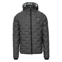 Męska Pikowana Kurtka Ocieplana Huel PrimaLoft. Szare kurtki męskie ELBRUS, m, bez wzorów, z puchu, sportowe, bez kaptura. Za 559.99 zł.
