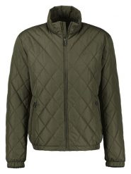 Lerros Kurtka pikowana w kolorze khaki rozmiar: M. Brązowe kurtki męskie Lerros, m, bez wzorów, bez kaptura. Za 319.95 zł.