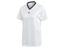 Koszulka damska ADIDAS Fashion League T-Shirt 36. Białe bluzki sportowe damskie Adidas, z materiału, bez kołnierzyka, bez ramiączek. Za 149.00 zł.