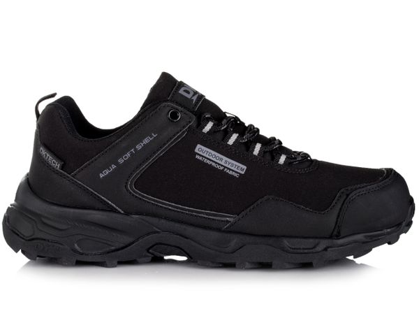 Buty męskie sportowe turystyczne DK PREDATOR SOFTSHELL. Czarne kurtki softshell damskie DK, l, bez wzorów, z materiału, bez kaptura. Za 159.00 zł.