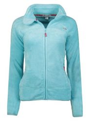 Geographical Norway Kurtka polarowa "Upaline" w kolorze turkusowym rozmiar: S. Niebieskie kurtki damskie Geographical Norway, s, bez wzorów, z polaru, bez kaptura. Za 104.39 zł.