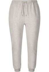 Damskie spodnie dresowe Q Sportswear Ingelina. Szare spodnie sportowe damskie ENDURANCE Q, plus size, z bawełny, na fitness i siłownię. Za 216.50 zł.