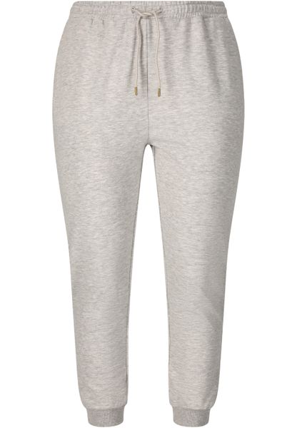 Damskie spodnie dresowe Q Sportswear Ingelina. Szare spodnie sportowe damskie ENDURANCE Q, plus size, z bawełny, na fitness i siłownię. Za 216.50 zł.