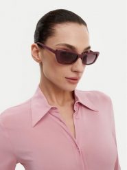 Guess Okulary przeciwsłoneczne GU00156-H Brązowy. Brązowe okulary przeciwsłoneczne damskie Guess. Za 259.99 zł.