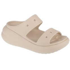 Sandały CROCS CRUSH SANDAL Beżowy. Szare sandały damskie Crocs, bez wzorów, z gumy, bez obcasa. Za 313.00 zł.