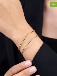 Lodie Silver Bransoletki (2 szt.) rozmiar: onesize. Szare bransoletki damskie Lodie Silver, metalowe. Za 56.99 zł.