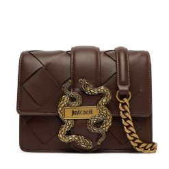 Torebka Just Cavalli. Brązowe torebki klasyczne damskie Just Cavalli, bez wzorów, wizytowe, bez kołnierzyka, bez ramiączek. Za 809.99 zł.