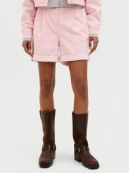 JJXX Szorty materiałowe Maddy 12253014 Różowy Loose Fit. Czerwone szorty damskie JJXX, bez wzorów, z bawełny. Za 89.99 zł.