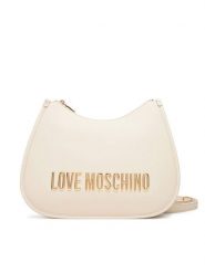 LOVE MOSCHINO Torebka JC4021PP1NKD0110 Beżowy. Brązowe listonoszki damskie Love Moschino, bez wzorów, ze skóry, bez dodatków. Za 699.99 zł.