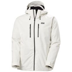 Kurtka narciarska Helly Hansen Juniper 3.0. Białe kurtki męskie Helly Hansen, m, bez wzorów, bez kaptura, narciarskie. Za 1,499.00 zł.