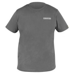 Koszulka Wędkarska Szara Preston Grey T-Shirt. Szare t-shirty męskie PRESTON INNOVATIONS, s, bez wzorów, bez kołnierzyka. Za 108.99 zł.