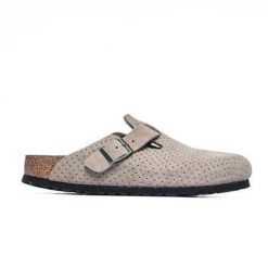 Buty do chodzenia damskie Birkenstock Boston. Brązowe obuwie treningowe damskie Birkenstock, na fitness i siłownię. W wyprzedaży za 606.70 zł.