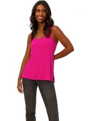 Heine Top w kolorze różowym rozmiar: 40. Różowe topy damskie Heine, bez wzorów, bez kołnierzyka. Za 43.47 zł.
