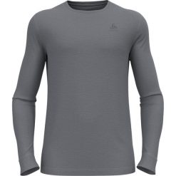 Koszulka męska Odlo BL TOP crew neck l/s MERINO 260. Szare bielizna termoaktywna męska Odlo, l, bez wzorów. Za 366.99 zł.