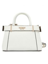 Guess Torebka w kolorze białym - 21 x 14 x 7 cm rozmiar: onesize. Białe torebki klasyczne damskie Guess, z aplikacjami, z materiału, bez dodatków. Za 410.41 zł.