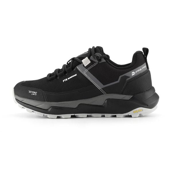 Niskie buty terenowe wodoodporne męskie Alpine Pro Qede 2. Czarne buty trekkingowe męskie Alpine Pro, bez zapięcia, trekkingowe. W wyprzedaży za 449.00 zł.