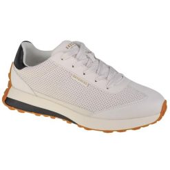 Buty sportowe Sneakersy damskie, Skechers Gusto - Wind-O. Białe buty sportowe na co dzień damskie Skechers, bez wzorów, trekkingowe. Za 359.99 zł.
