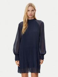 BOSS Sukienka codzienna Dolumi 50531542 Granatowy Regular Fit. Niebieskie sukienki damskie Boss, na co dzień, bez wzorów, z syntetyku, bez kołnierzyka, bez ramiączek, proste. Za 929.99 zł.
