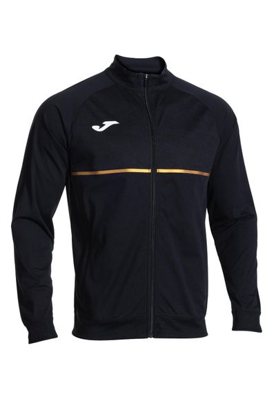Bluza do biegania męska Joma Record III Full Zip. Czarne bluzy bez kaptura męskie Joma, l, z materiału. Za 292.00 zł.