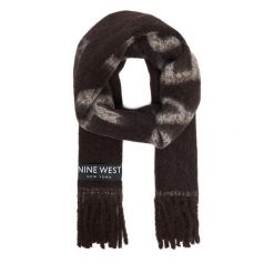 Szalik Nine West. Brązowe szaliki i kominy damskie Nine West, bez wzorów. Za 89.99 zł.