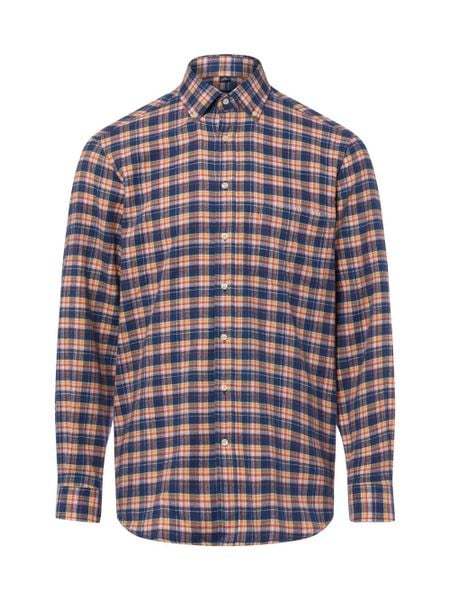 Andrew James koszula flanelowa Mężczyźni Regular Fit Bawełna (100%) niebieski|pomarańczowy|czerwony, XL. Brązowe koszule męskie Andrew James, m, bez wzorów, z bawełny, bez kołnierzyka, bez ramiączek. Za 249.95 zł.
