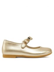 Calvin Klein Jeans Baleriny Ballerina V1A3-83040-0220 Złoty. Żółte baleriny dziewczęce Calvin Klein Jeans, bez wzorów, z jeansu. Za 309.99 zł.