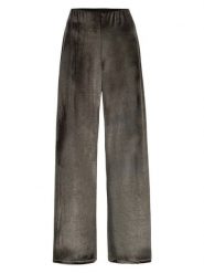 Herrlicher Spodnie w kolorze ciemnobrązowym rozmiar: XL. Brązowe spodnie materiałowe damskie Herrlicher, bez wzorów, z materiału, z podwyższonym stanem. Za 161.34 zł.