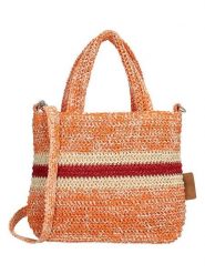 PE FLORENCE Torebka w kolorze pomarańczowym - 27 x 21 x 9 cm rozmiar: onesize. Pomarańczowe torebki klasyczne damskie PE FLORENCE, bez wzorów, z materiału, bez dodatków. Za 79.21 zł.